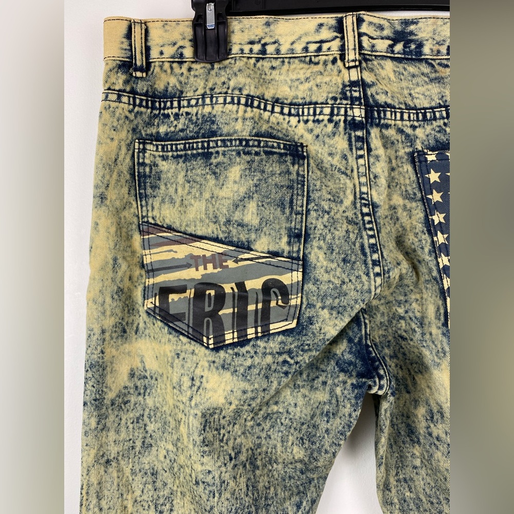 Diamond Stash size Large/38 Men’s Sahara American Flag Jacket Vest & Jeans - Picture 13 of 16